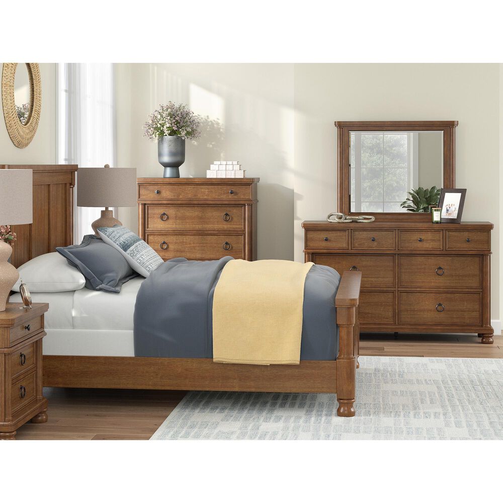 Ashley Rowlenstown Bedroom Mirror in Medium Brown, , large