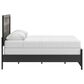 Ashley Broachmyn Full Panel Bed in Black and Gray, , large
