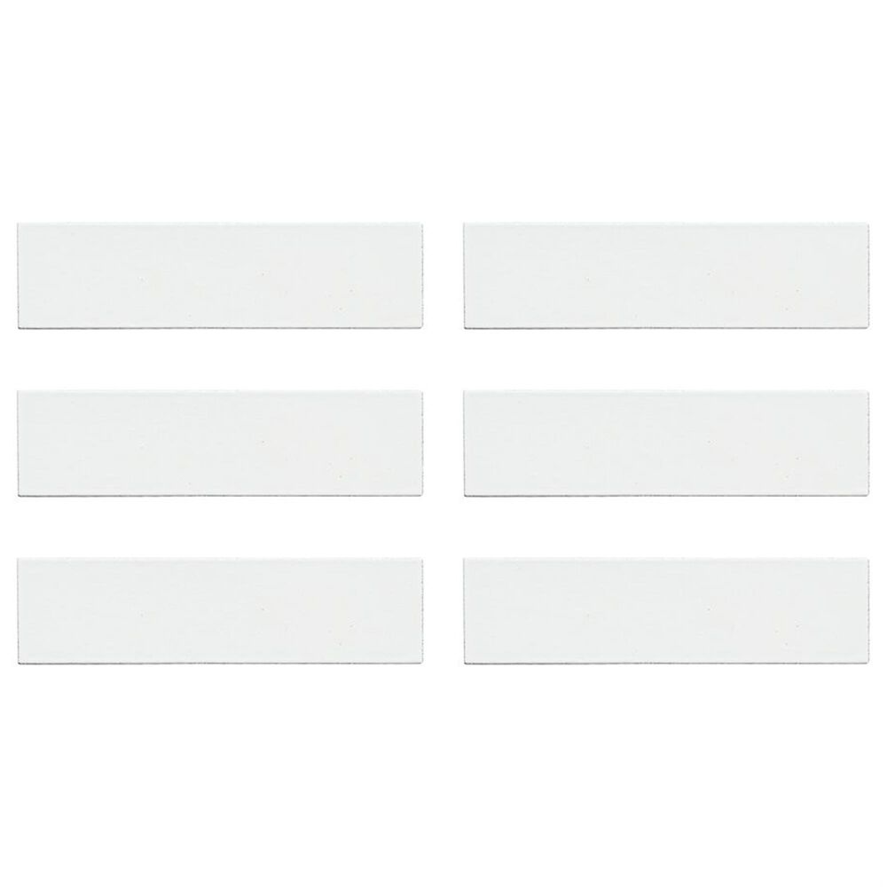 Soho Studio ColorHues Milk 2" x 8" Lava Stone Tile, , large