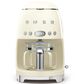 Smeg 47.34 Oz Drip Coffee Maker in Cream and Polished Chrome, , large