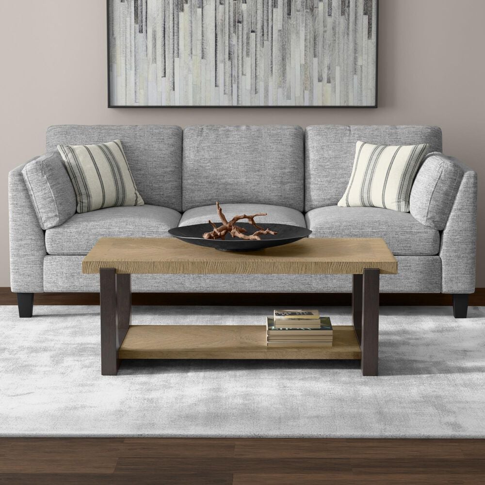 Golden Wave Furniture Sutton Place Coffee Table in Caramel and Cocoa, , large
