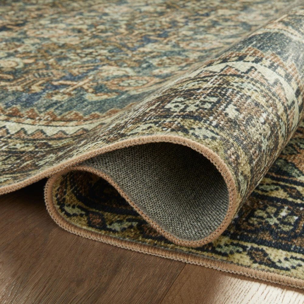 Magnolia Home Banks 2&#39;3&quot; x 3&#39;9&quot; Denim and Clay Area Rug, , large