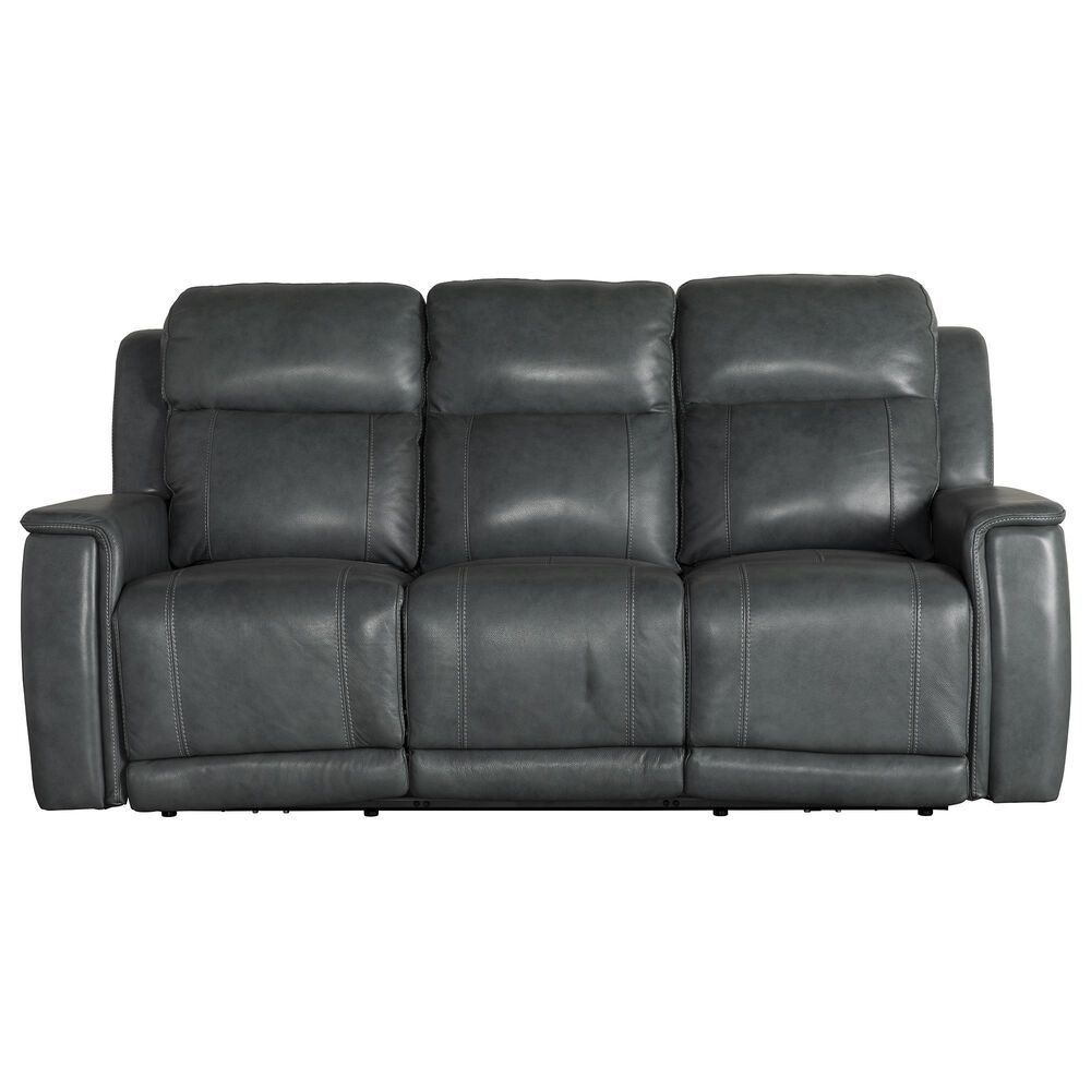 Bassett Conover Power Reclining Sofa with Power Headrest and Lumbar in Blue, , large