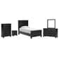 Ashley Lanolee 5-Piece Twin Bedroom Set in Black, , large