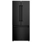 Thor Kitchen Gordon Ramsay 17.5 Cu. Ft. 3-Door French Door Refrigerator in Black, , large