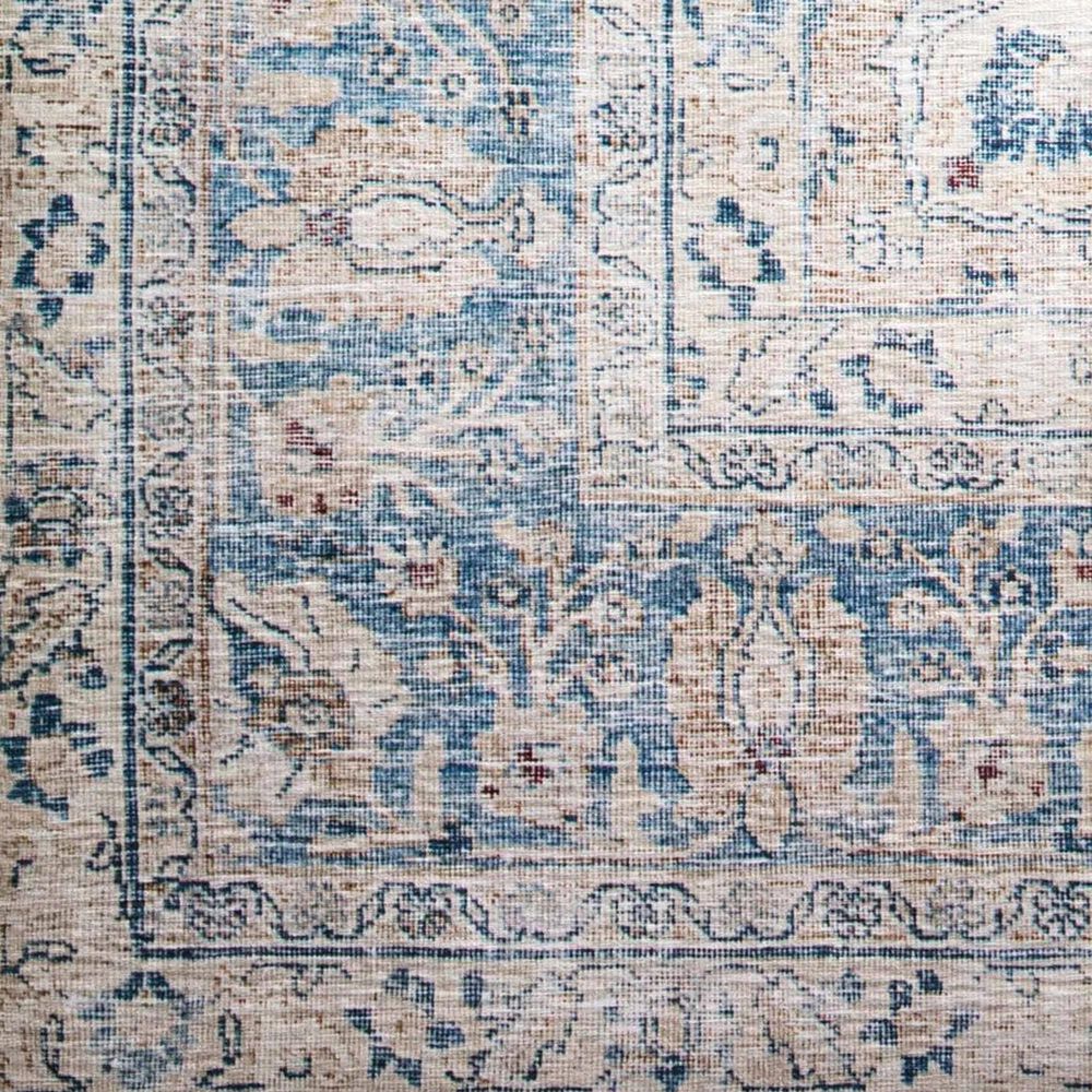 Loloi II Layla LAY-07 2&#39;6&quot; x 9&#39;6&quot; Blue and Tangerine Runner, , large