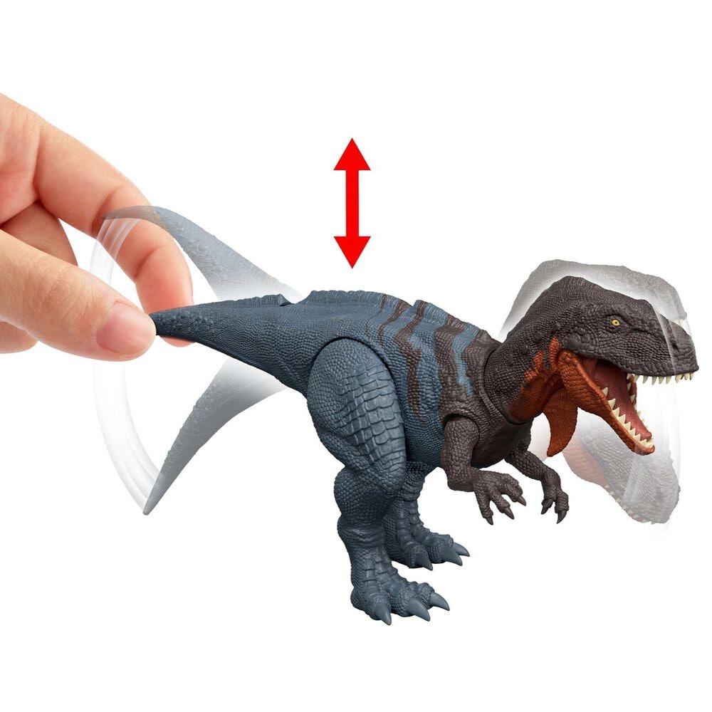 Jurassic World Abelisaurus Wild Roar Dinosaur Action Figure in Multicolor, , large