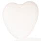 Impressions Vanity Heart Swivel Vanity Chair with White Cushion in Matte Silver, , large
