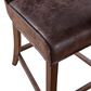 Home Trends & Design Buddy 20" Counter Chair in Matte Brown, , large