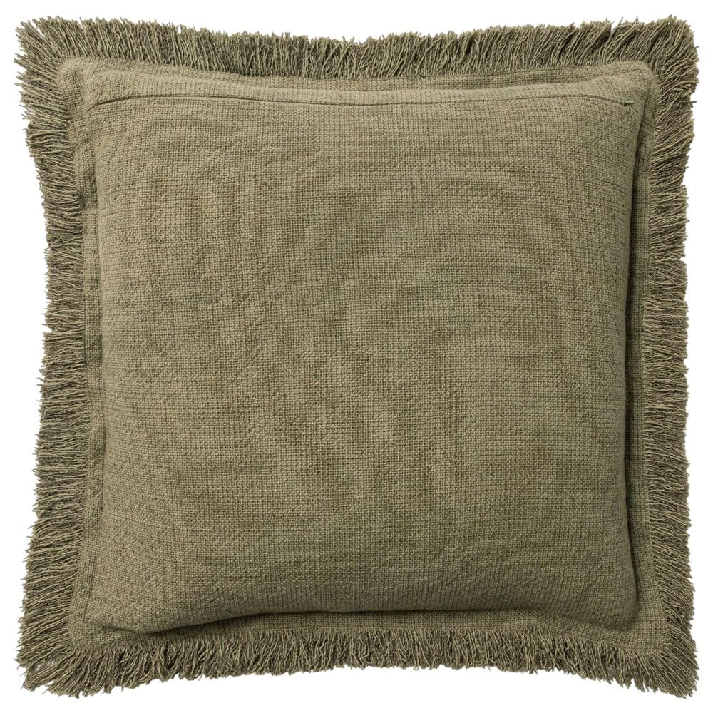 Classic Home SLD Lauren 22" x 22" Throw Pillow in Olive Green, , large
