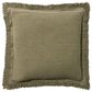 Classic Home SLD Lauren 22" x 22" Throw Pillow in Olive Green, , large