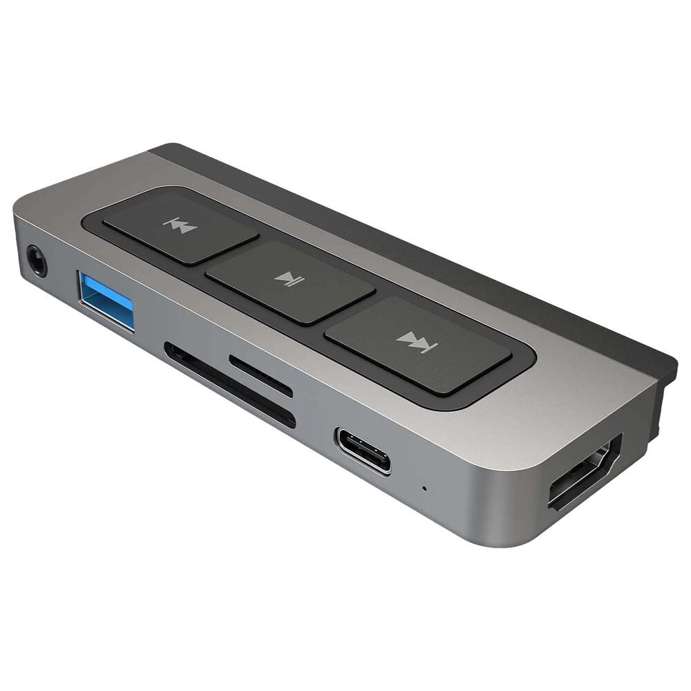 Targus 6-in-1 USB-C Media Hub in Space Gray, , large