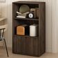 HOMLUX Kitchen Storage Shelf with Cabinet in Columbia Walnut, , large