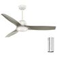 Hunter Wisp 52" Ceiling Fan with LED Light in Fresh White, , large