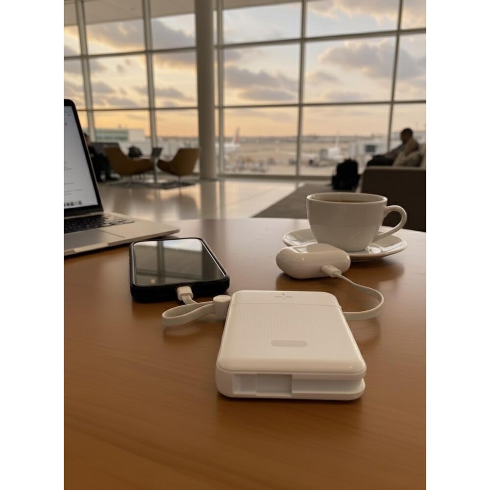 Gallevant CoreCharge 10,000mAh Power Bank in White, , large