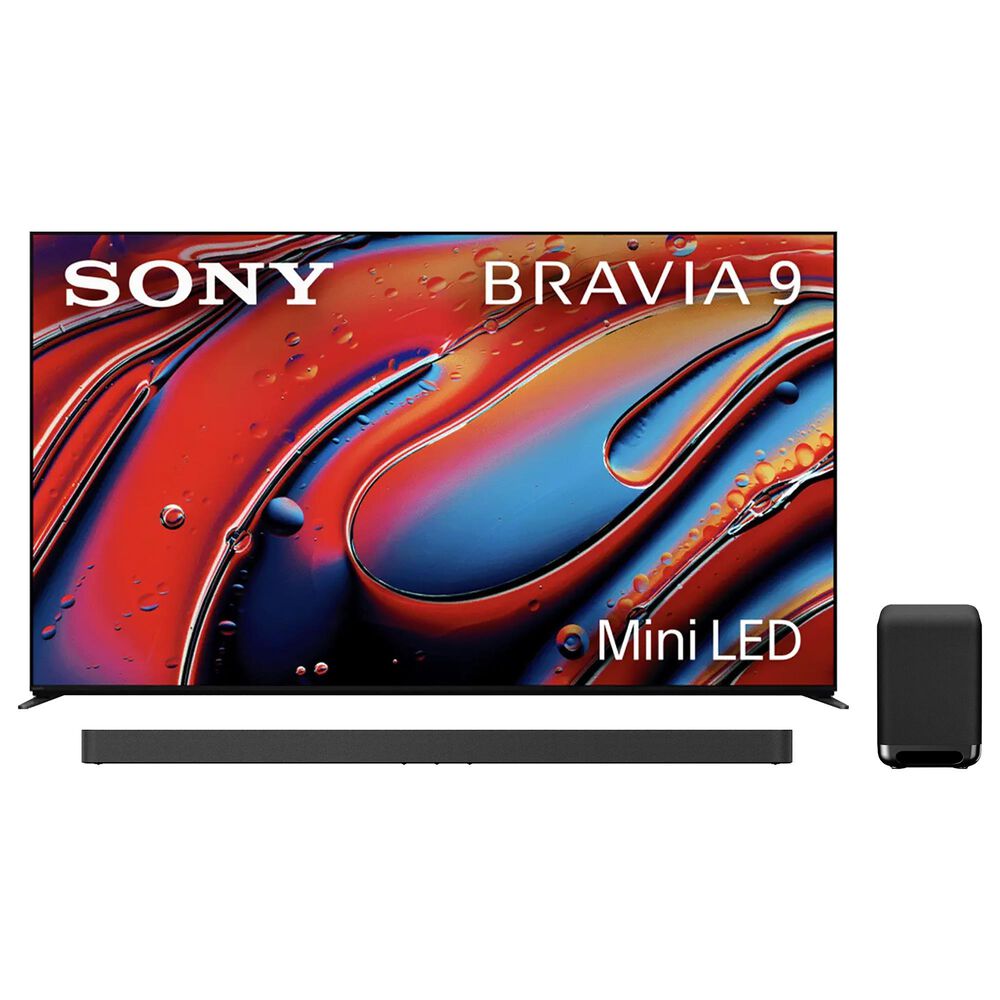 Sony *77" 4K QLED w/Soundbar Sys, , large