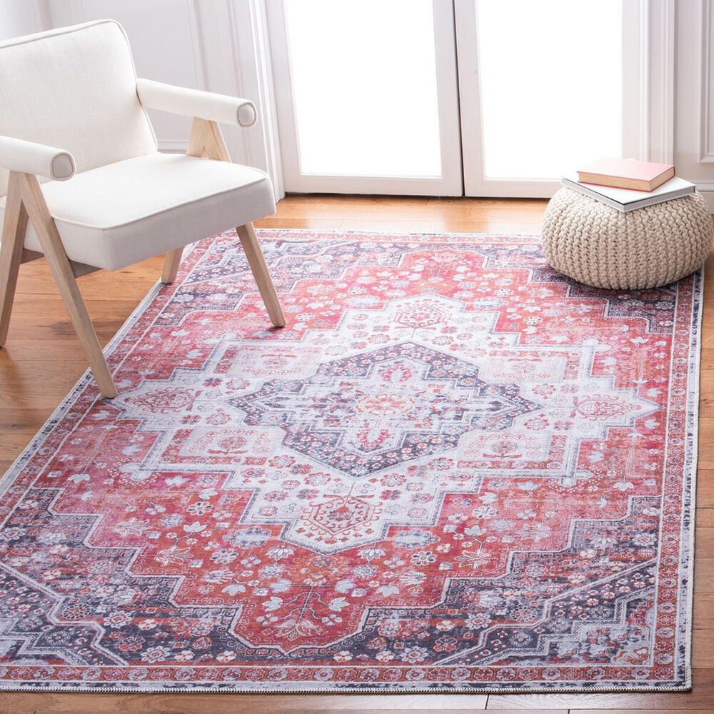 Safavieh Serapi SEP563 4&#39; x 6&#39; Rust and Ivory Area Rug, , large