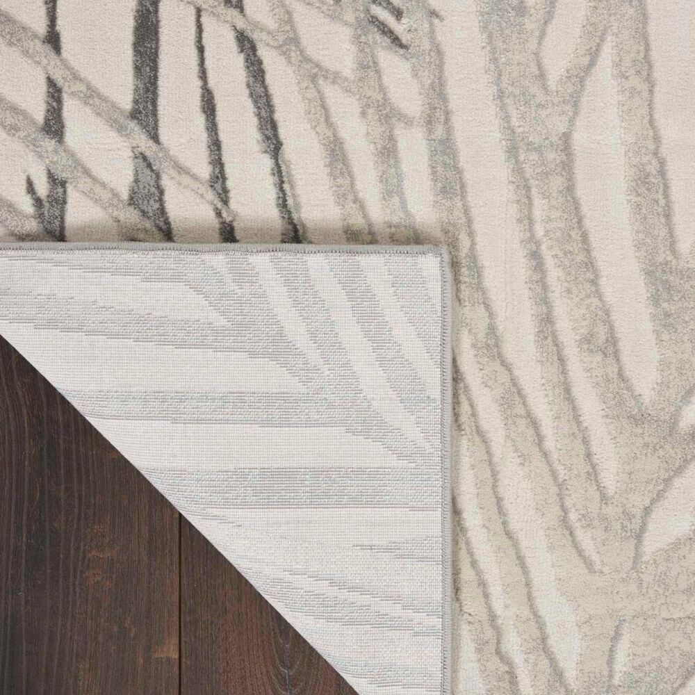 Nourison Rustic Textures Ivory and Grey 9&#39;3&quot; x 12&#39;9&quot; Area Rug, , large