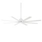 Minka-Aire Xtreme H2O 65" Indoor/Outdoor Ceiling Fan in Flat White, , large