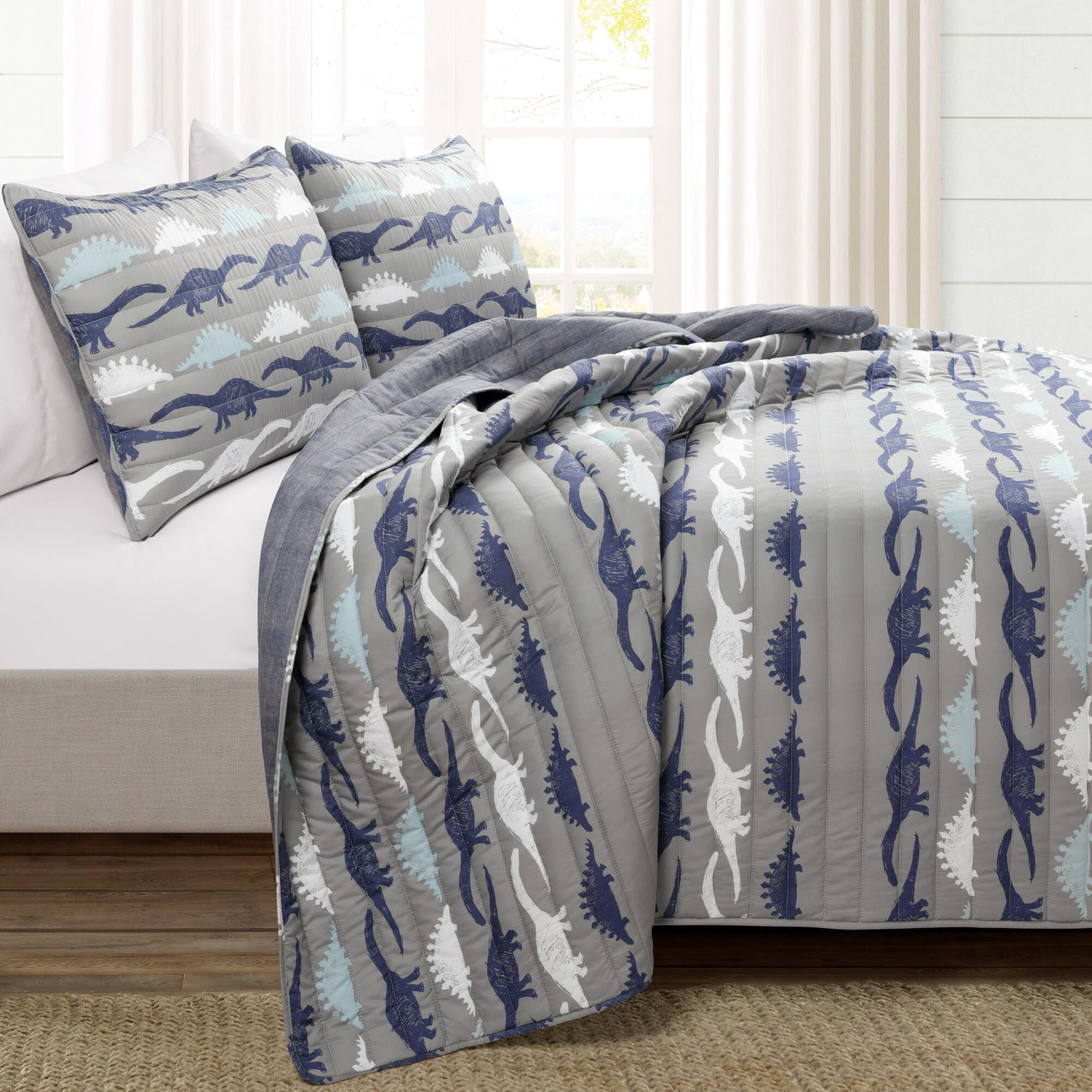 Navy clearance dinosaur bedding
