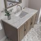 James Martin Vanities Portland 48" Single Bathroom Vanity in Whitewashed Walnut with 3 cm Eternal Jasmine Pearl Silestone Top, Rectangular Sink and FreePower Wireless Charger, , large