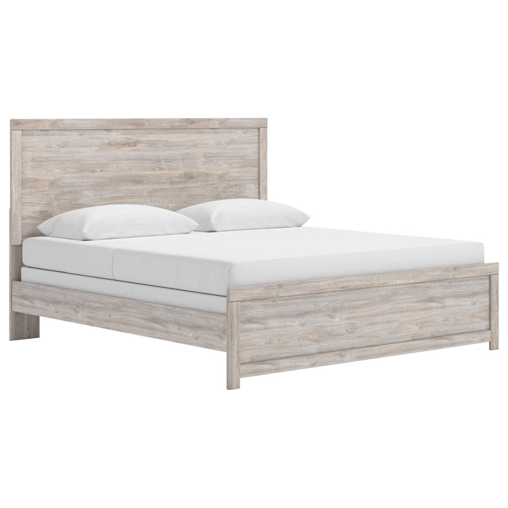 Ashley Broachmyn King Panel Bed in Gray, , large