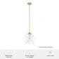 Hunter Xidane 1-Light Medium Pendant in Brushed Nickel, , large