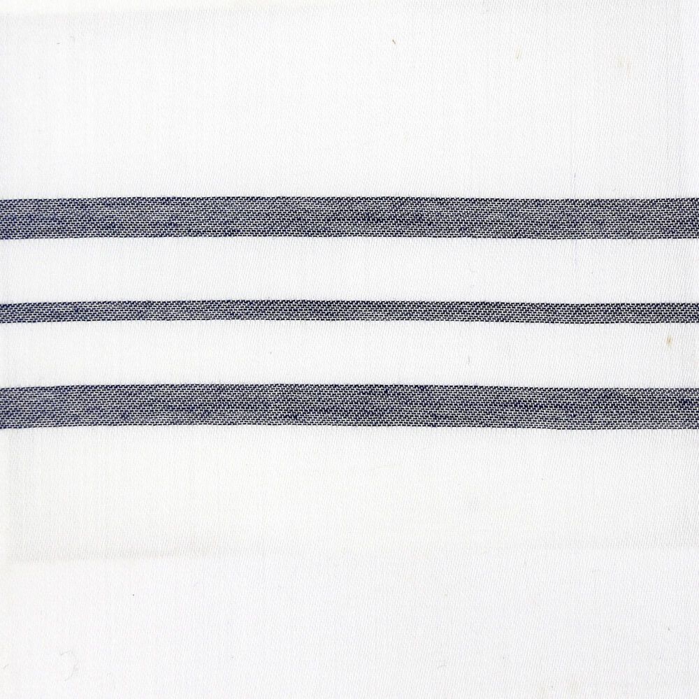Ann Gish Art Of Home 2-Piece King Hem Stripe Pillowcases In White Navy, , large