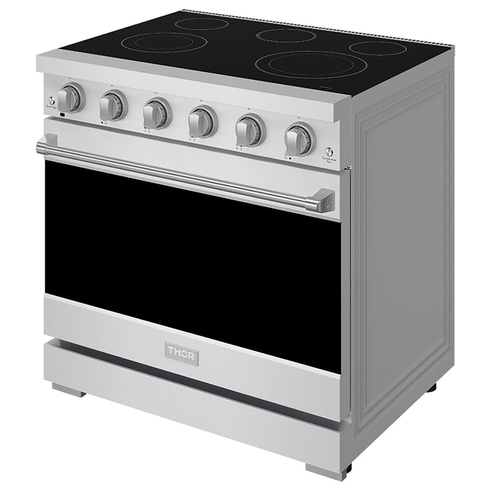 Thor Kitchen Gordon Ramsay Series 36" Professional Electric Range in Stainless Steel, , large