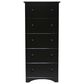 Lemoore Essential 5000 5 Drawer Chest in Black, , large