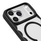 Kate Spade Silicone Scallop MagSafe Case for Apple iPhone 18 Pro/17 Pro in Black and Clear, , large