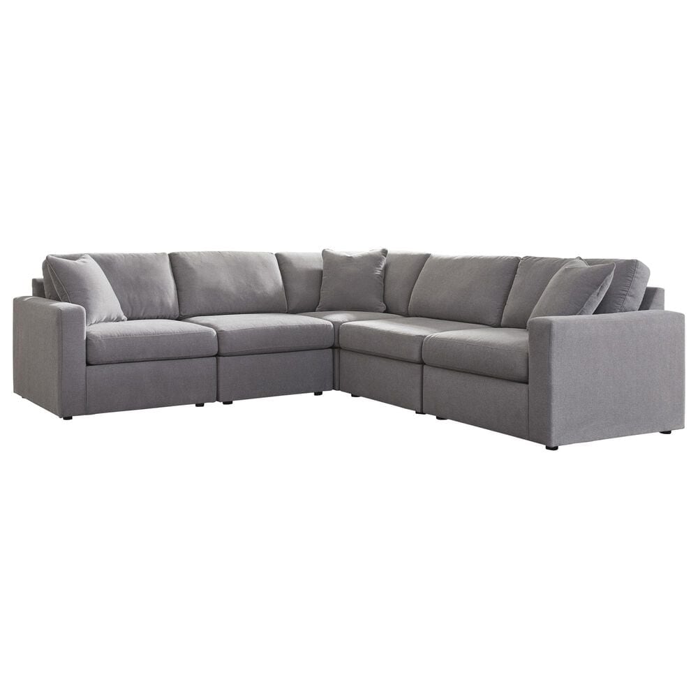 Ashley Modmax 5-Piece Sectional in Granite, , large