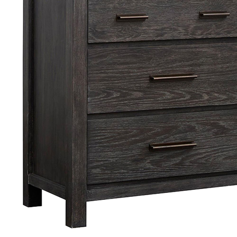 Nicolette Home Plum Creek 6-Drawer Dresser and Mirror in Ravenwood Black, , large