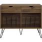 DHP Concord 40" Turntable Stand with Drawers in Florence Walnut, , large