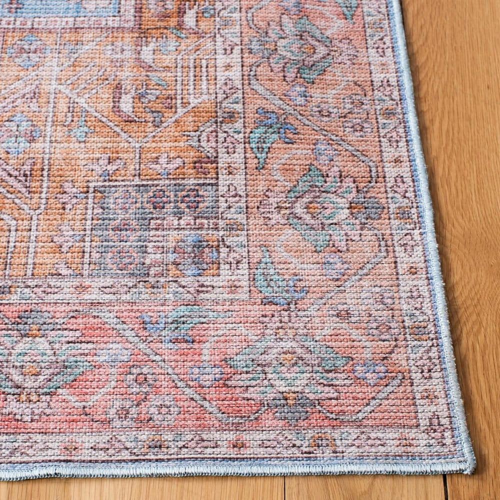 Safavieh Serapi  5&#39;3&quot; x 7&#39;6&quot; Blue and Rust Area Rug, , large
