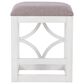 Linon Home Decor Westlee 5-Piece Rectangular Nesting Consoles and Stool Set in White and Light Brown, , large