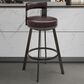 Blue River Flynn 26" Swivel Counter Stool in Brown, , large