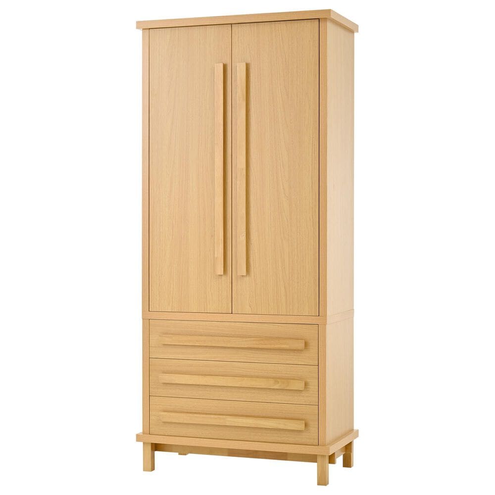 Hearth and Haven 70" Kitchen Pantry Cabinet in Natural, , large