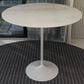 Leisuremod LeisureMod Verve Collection Modern Bar Height Table White Base with 48 Round Marble White Sintered Stone Top, , large