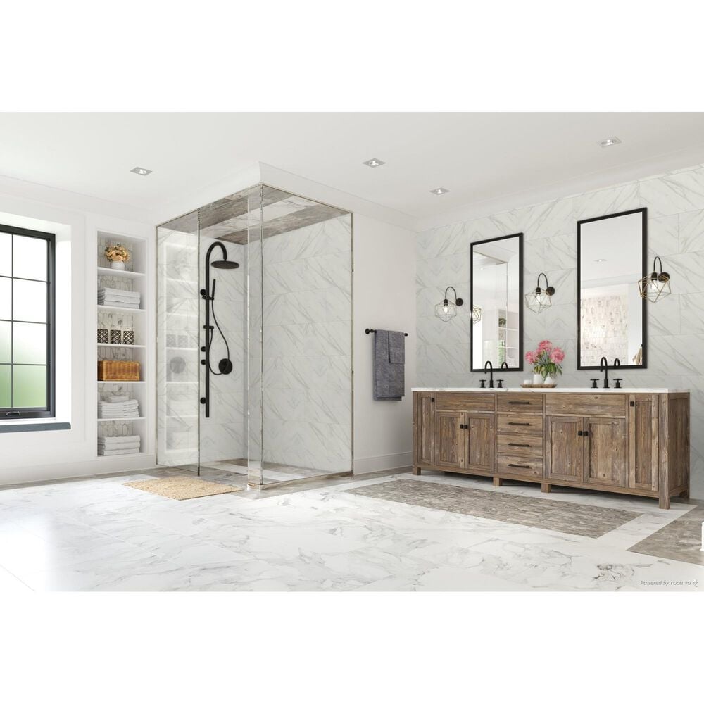 Dal-Tile Florentine Carrara 12&quot; x 24&quot; Polished Ceramic Tile, , large