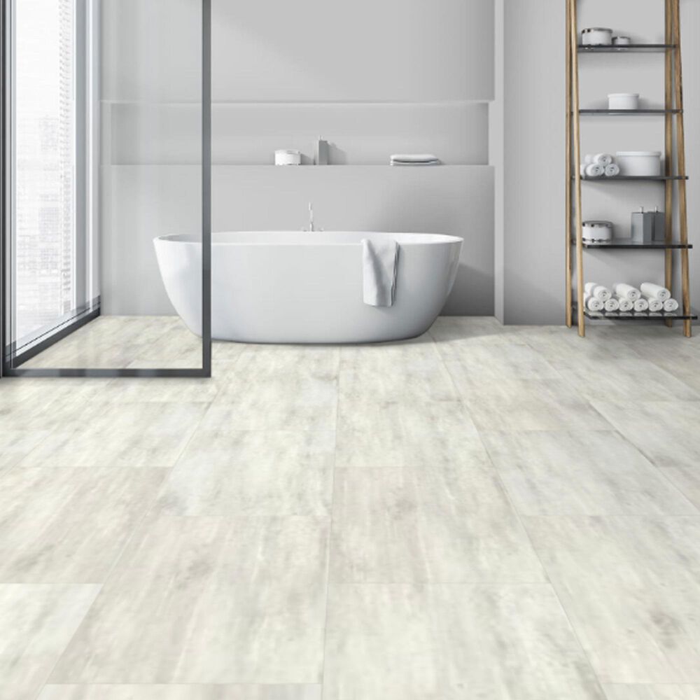 Tru-Cor PBE Tile Linear Oatmeal 16&quot; x 32&quot; Luxury Vinyl Tile, , large