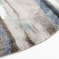Central Oriental Structures Torrent Maisie Dusk and Multicolor 7"10" Round Area Rug, , large