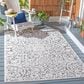 Safavieh Cabana CBN656A 3" x 5" Ivory and Grey Indoor/Outdoor Area Performance Rug, , large
