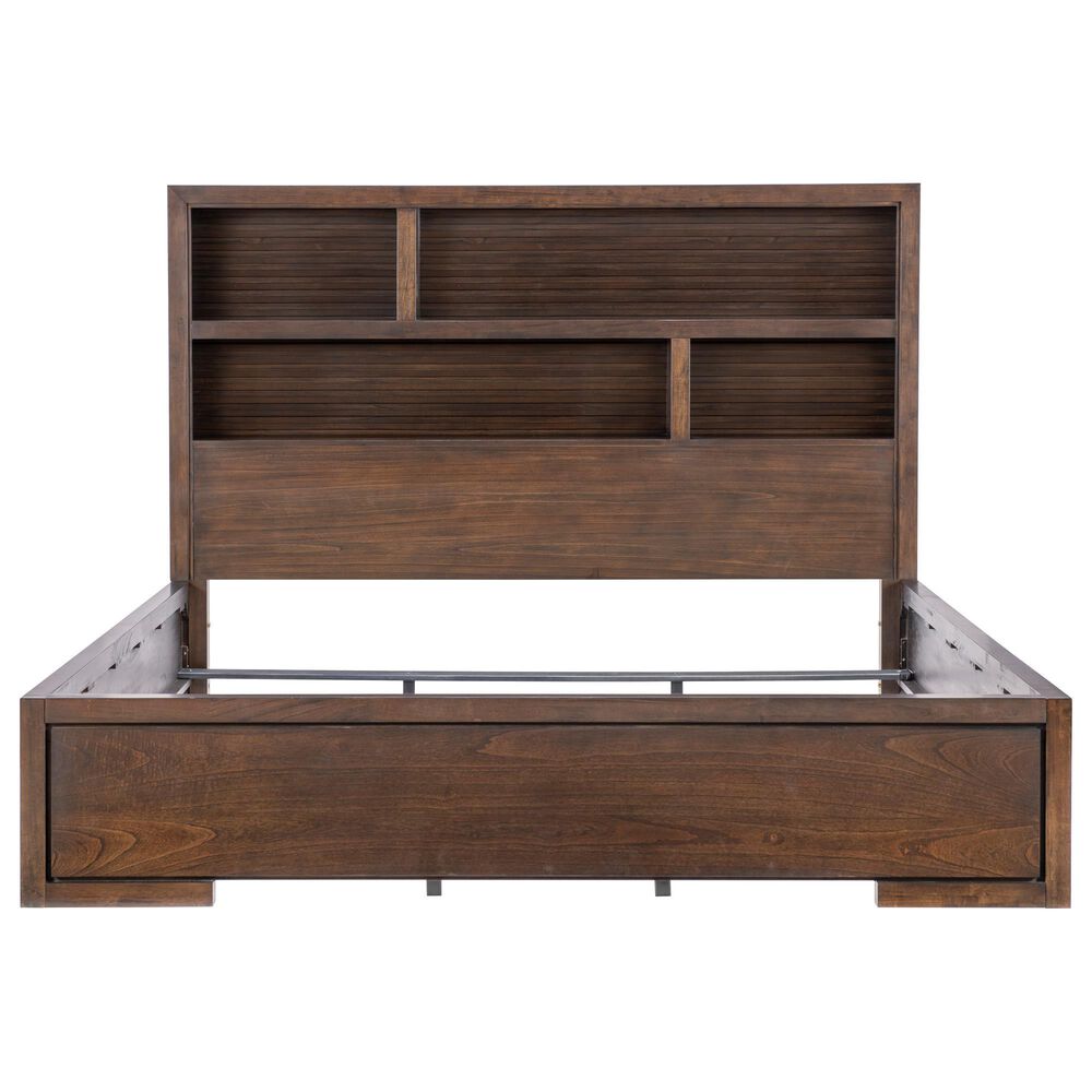 Legacy Classic Architect Queen Bookcase Bed in Onyx Brown, , large