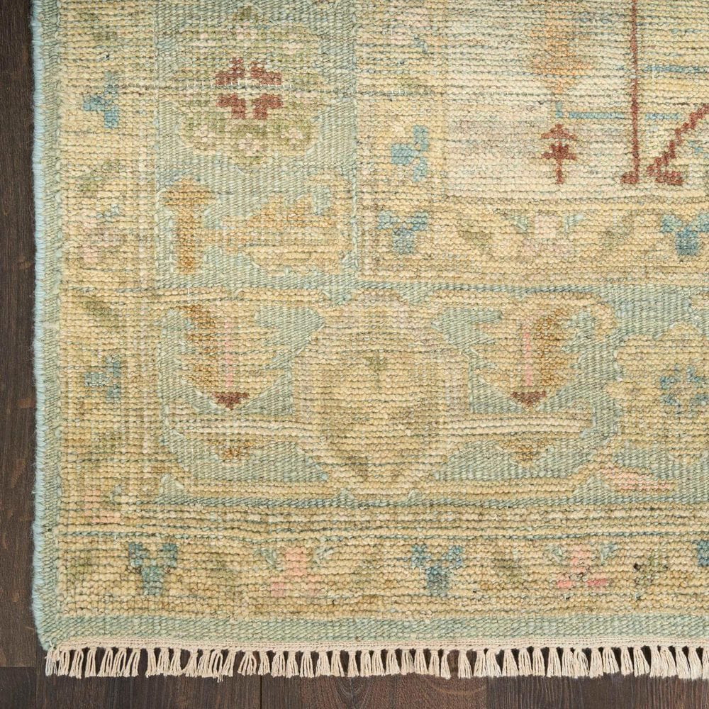 Nourison Heritage Vine HTV03 Light Blue 9&#39; x 12&#39; Area Rug, , large