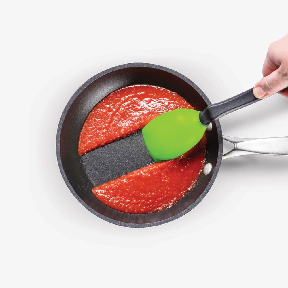 Dreamfarm Supoon Silicone Sit Up Scraping Spoon in Lime Green, , large