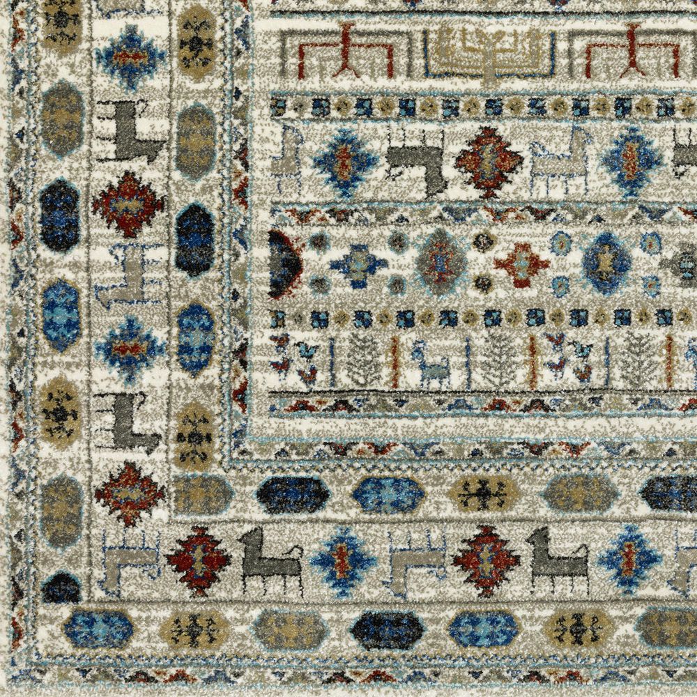 Oriental Weavers Venice 2&#39;3&quot; x 7&#39;6&quot; Ivory and Multicolor Runner, , large