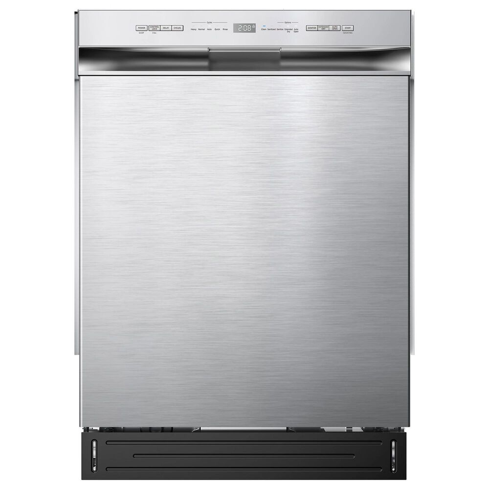 Midea 24" Built-In Front Control Dishwasher in Stainless Steel, , large