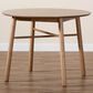 Baxton Studio Denmark Dining Table in Brown - Table Only, , large