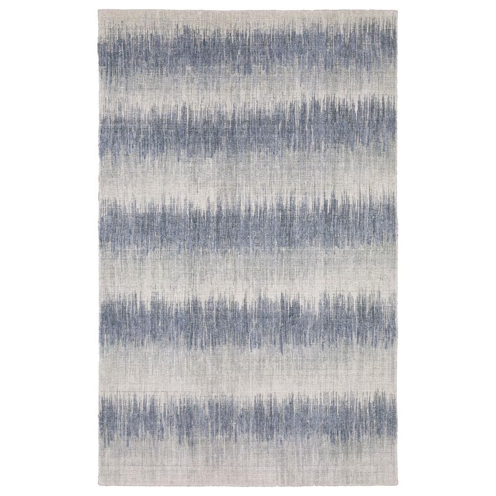 Oriental Weavers Clarke CLA06 Blue and Ivory 2"6" x 10"Runner, , large